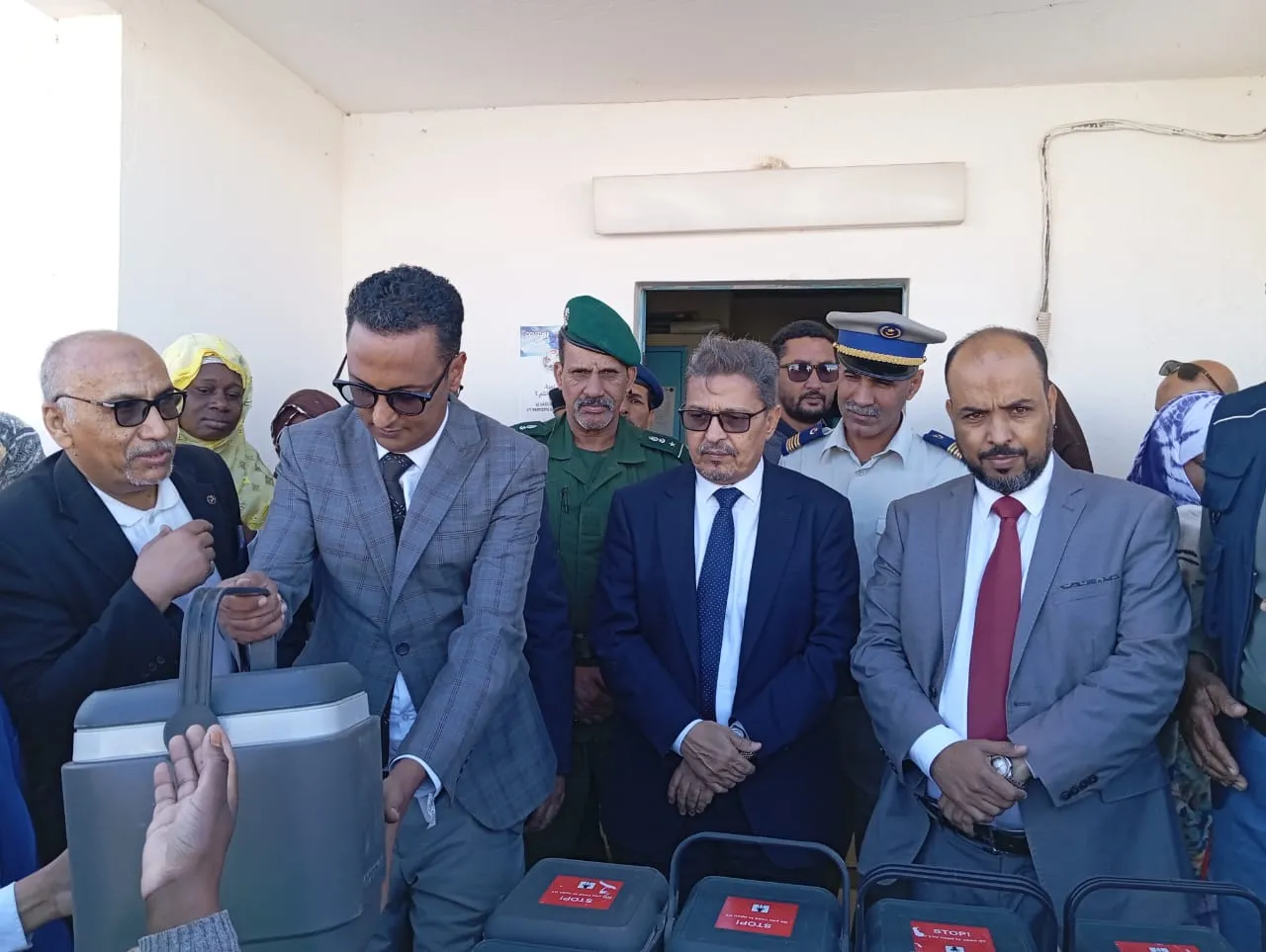 جانب من عملية انطلاق التلقيح ضد الشلل اليوم في نواذيبو/ الأخبار