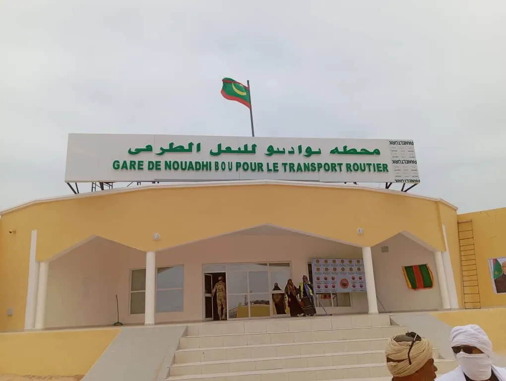 جانب من محطة النقل الطرقية التي تم تدشينها اليوم/ الأخبار