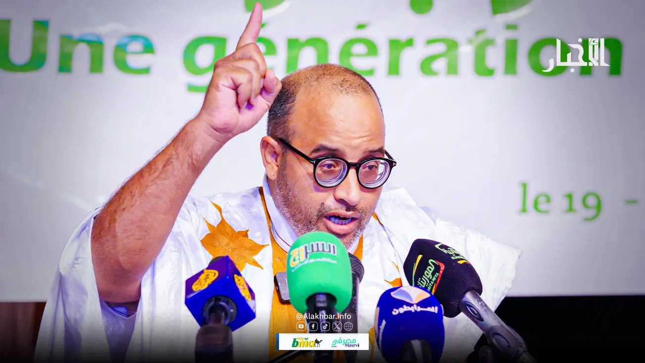 النائب البرلماني ورئيس المنظمة الشبابية لحزب تواصل، المرتضى ولد اطف