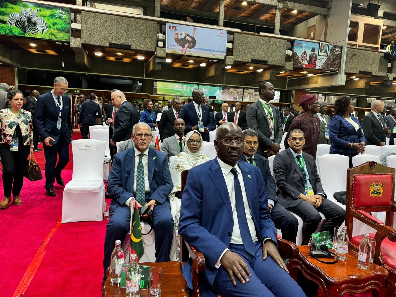 ولد مرزوك خلال جلسة اختتام القمة في نيروبي