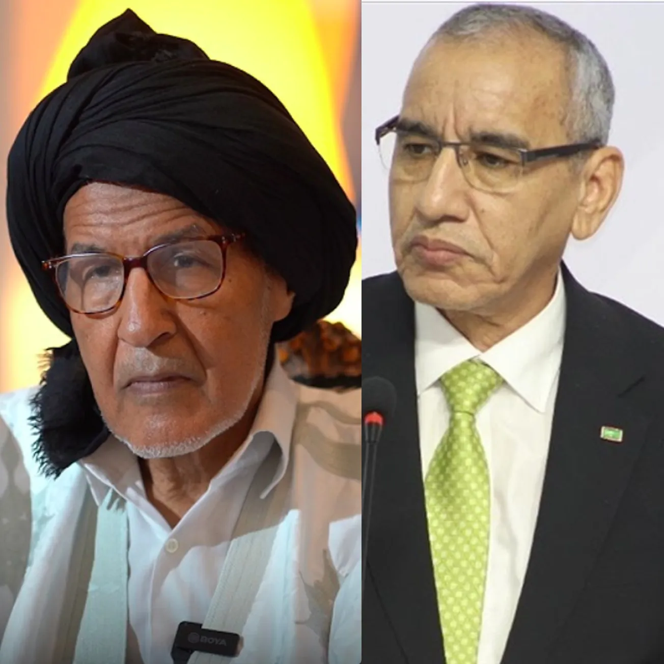 وزير الداخلية واللا مركزية محمد أحمد محمد الأمين، ورئيس حزب تكتل الق