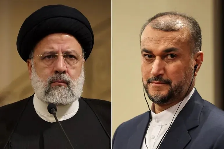 إبراهيم رئيسي وحسين أمير عبد اللهيان 