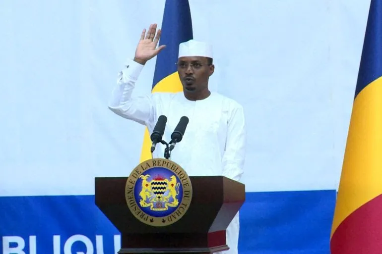 الرئيس اتشادي محمد إدريس ديبي 