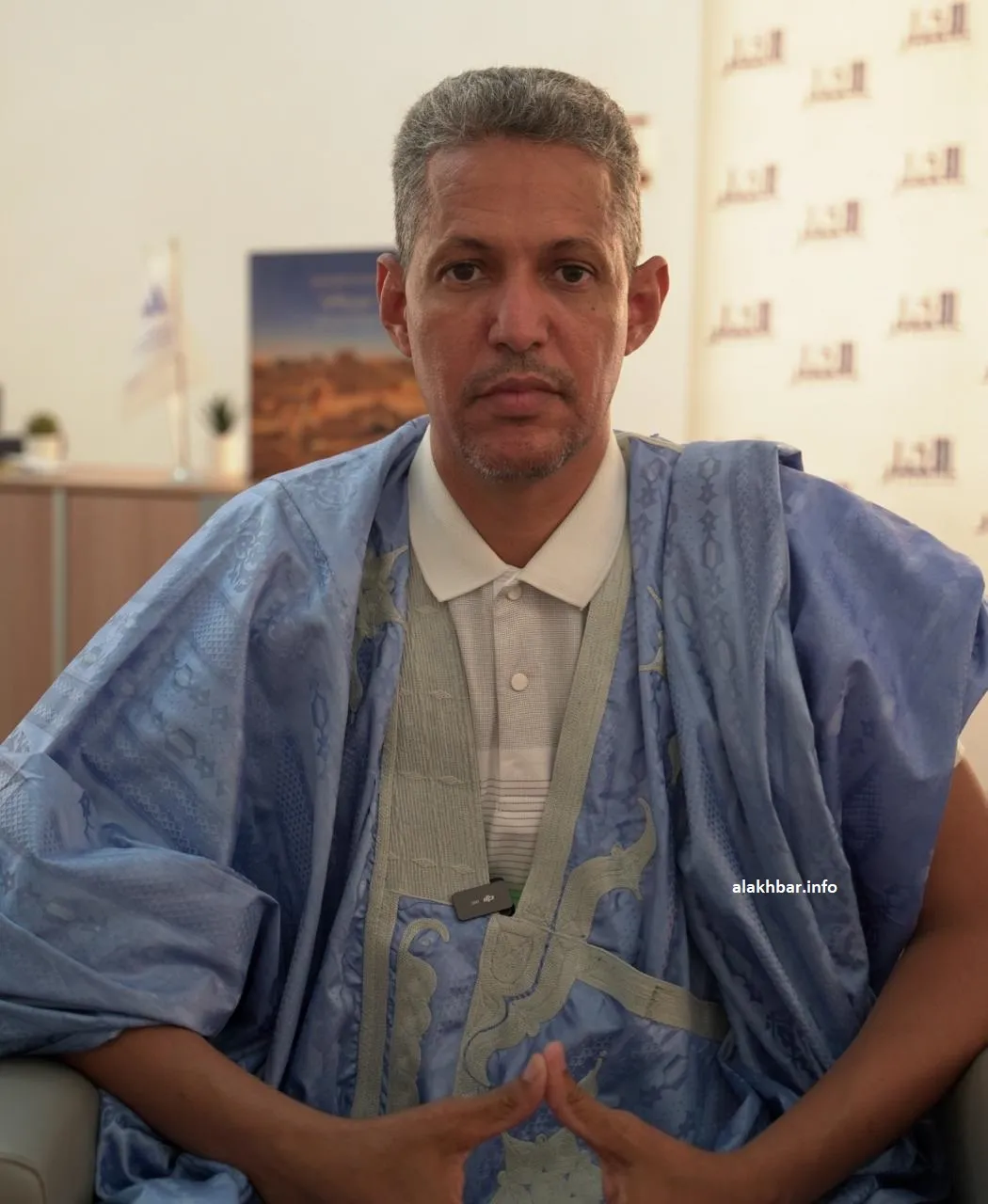 الناطق الرسمي باسم حملة المرشح العيد ولد محمدن ولد امبارك خلال حديثه