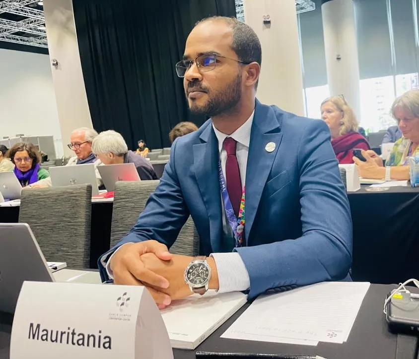 ممثل موريتانيا في الجمعية العمومية المهندس محمد خليل الأمين