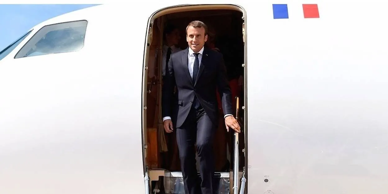 الرئيس الفرنسي إيمانويل ماكرون 