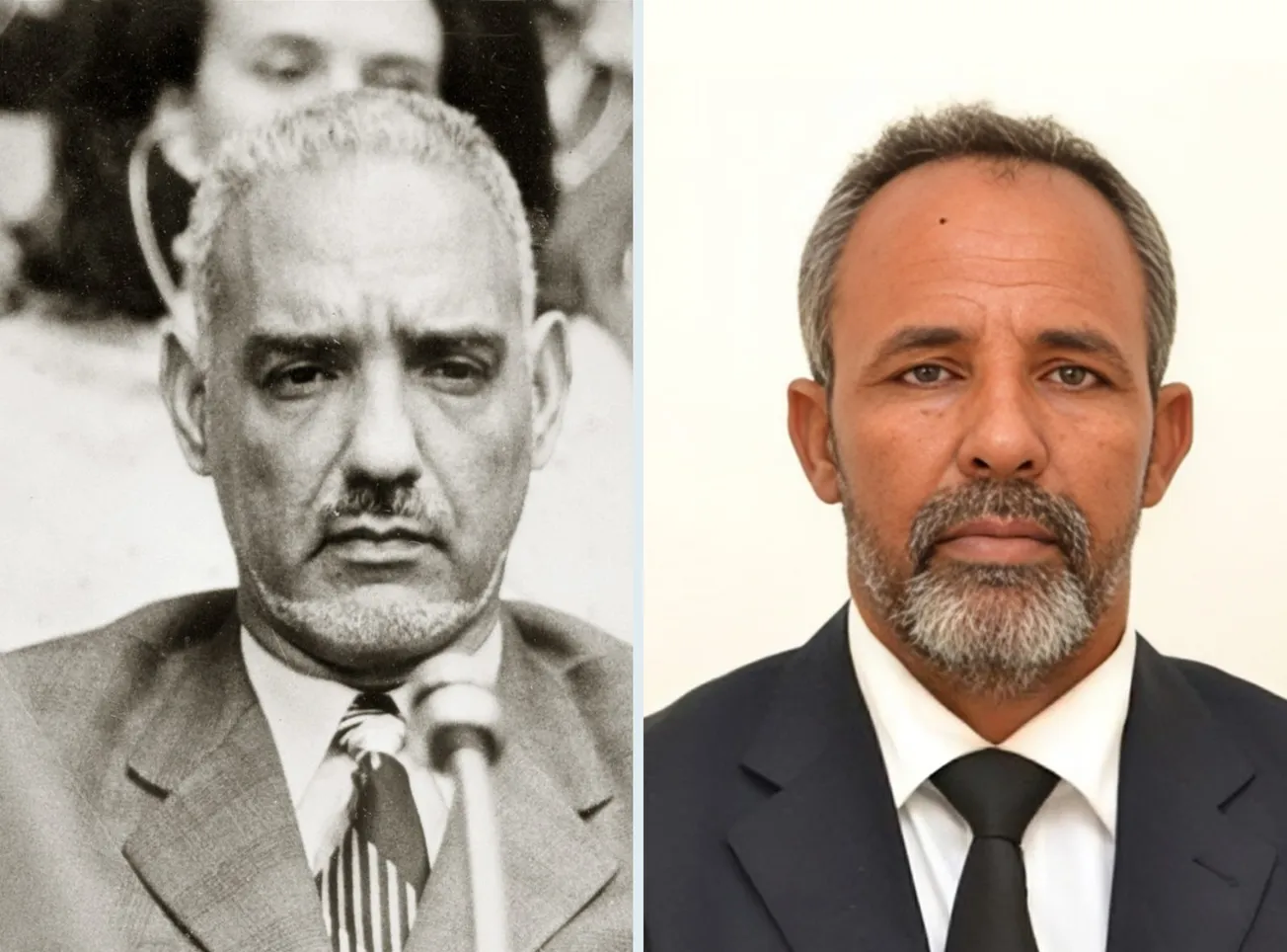 الراحلان محمد الأمجد محمد الأمين السالم، والمختار ولد داداه رحمهما ?