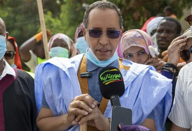 عمدة البلدية الطالب ولد المحجوب، خلال كلمته بمناسبة إطلاق حملة النظ?