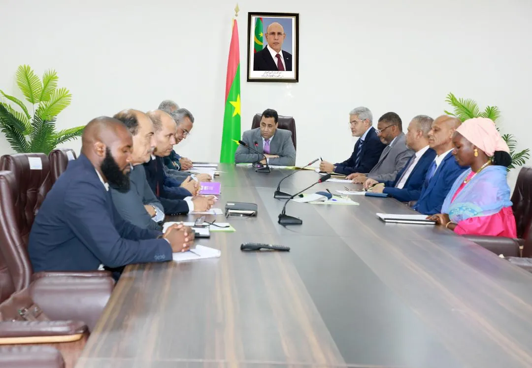 اللجنة الوزارية خلال اجتماعها الجمعة تحت رئاسة الوزير الأول المختار