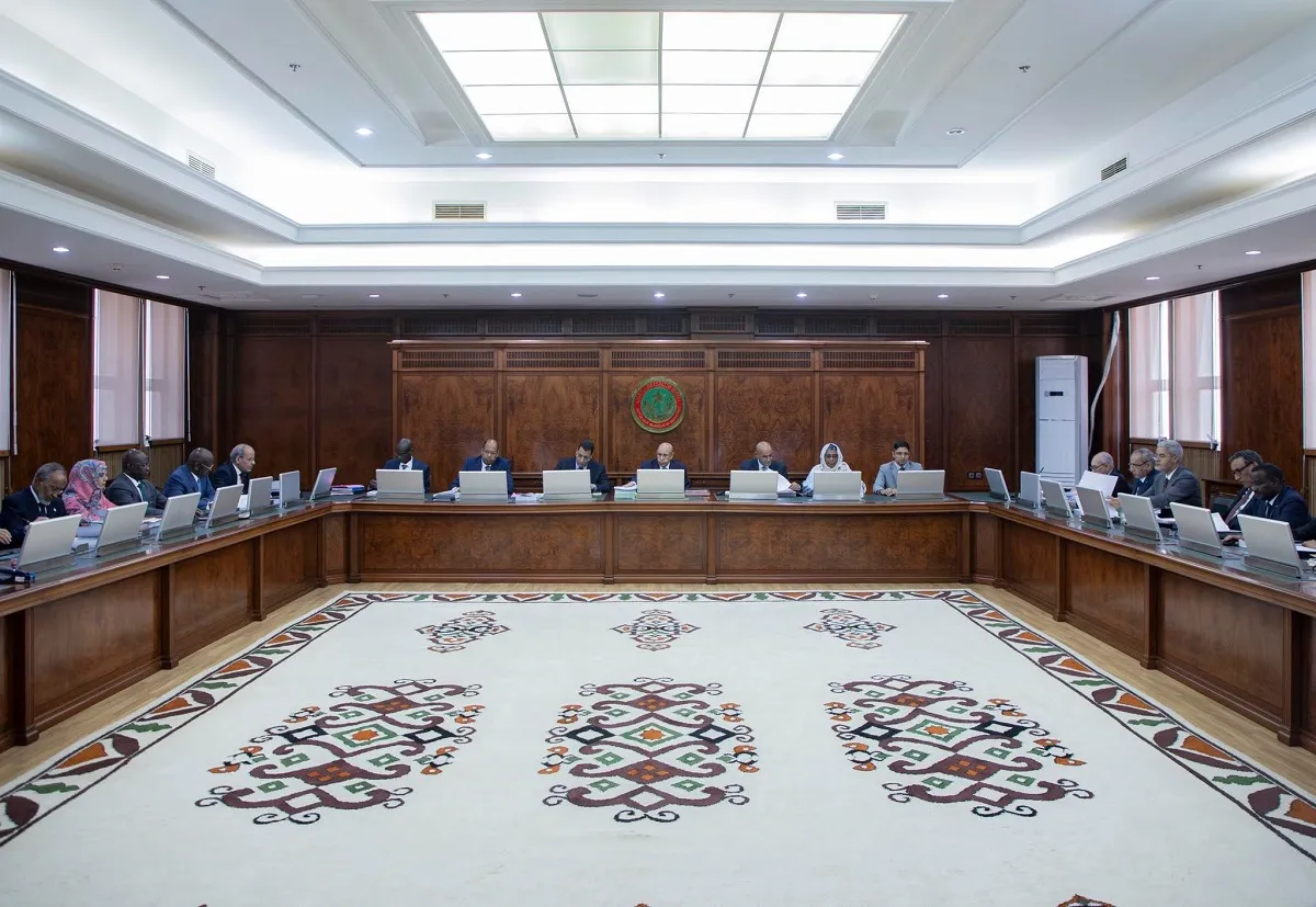 مجلس الوزراء خلال اجتماعه اليوم 