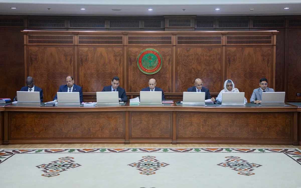 مجلس الوزراء خلال اجتماعه اليوم 