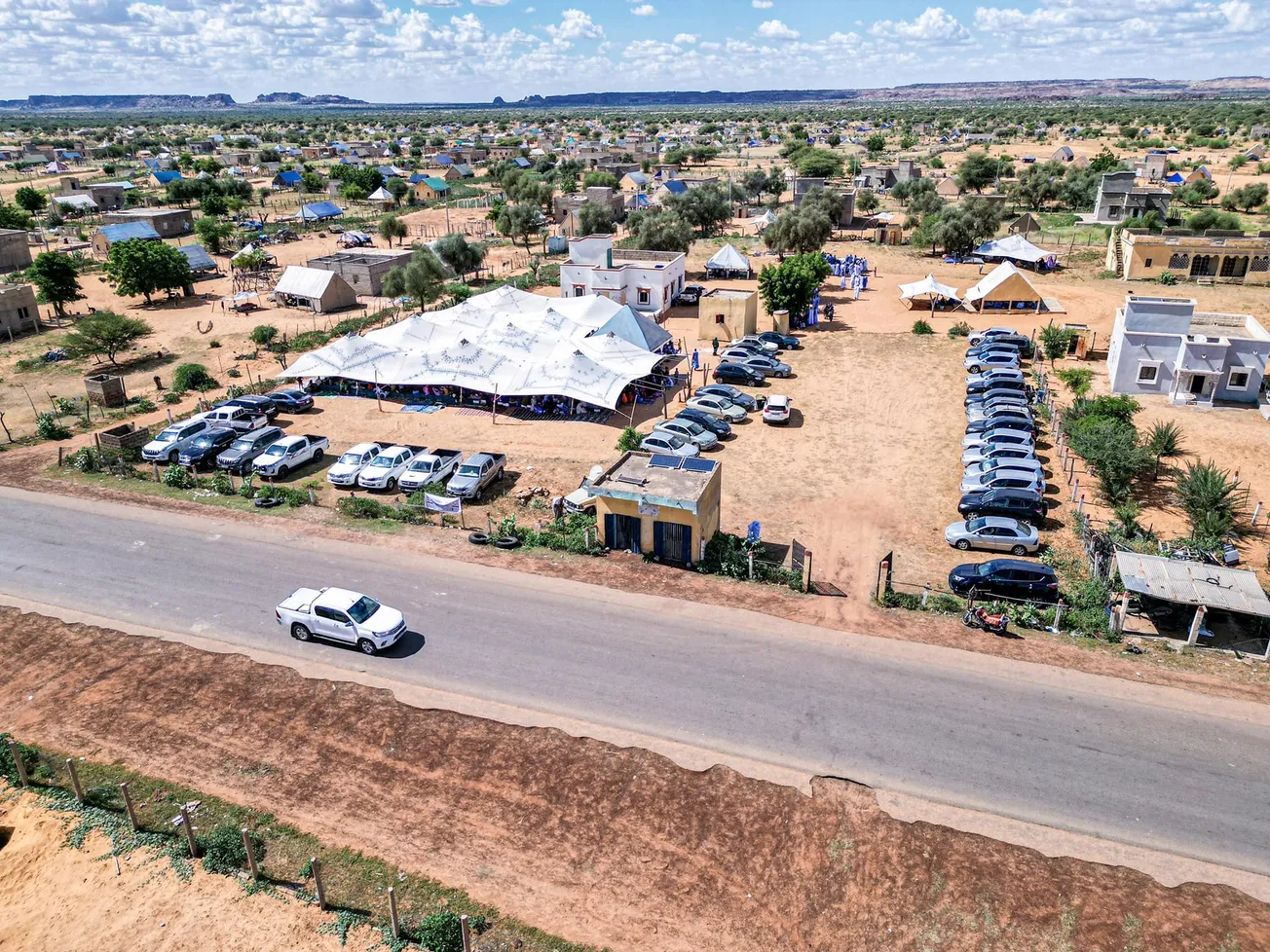 صورة من قرية أغورط (مواقع التواصل الاجتماعي)