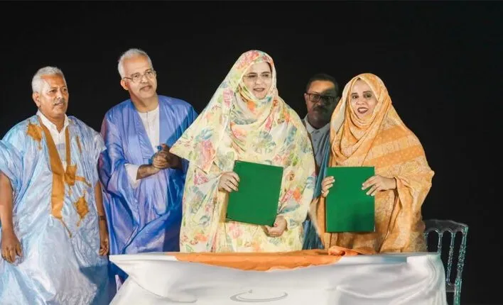 وزيرة التجارة والسياحة، زينب أحمدناه، ووزيرة التربية وإصلاح النظام 