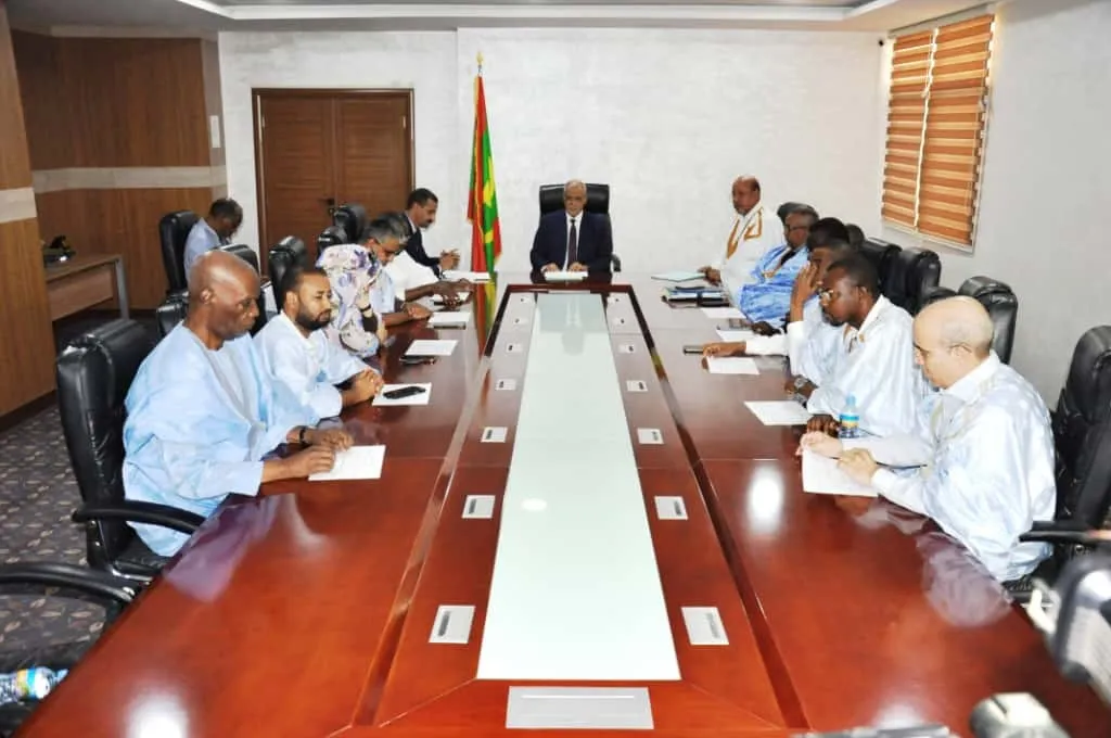 مؤتمر الرؤساء في البرلمان الموريتاني خلال اجتماعه اليوم الخميس 